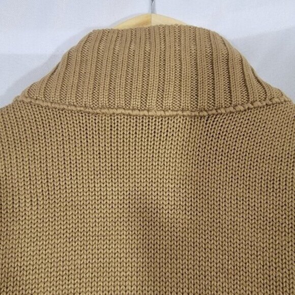 NWT Coldwater Creek Vest Size 1X Women's Leather and Knit Tan NEW - Picture 7 of 9